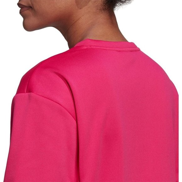 ADIDAS TRAINING Women's Aeroready GG Crewneck Sweatshirt‎ SIZE XS Pink NWT - Picture 4 of 8
